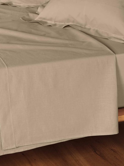 Sábana plana de Algodón NOA PROMO LINGE - Kiabi