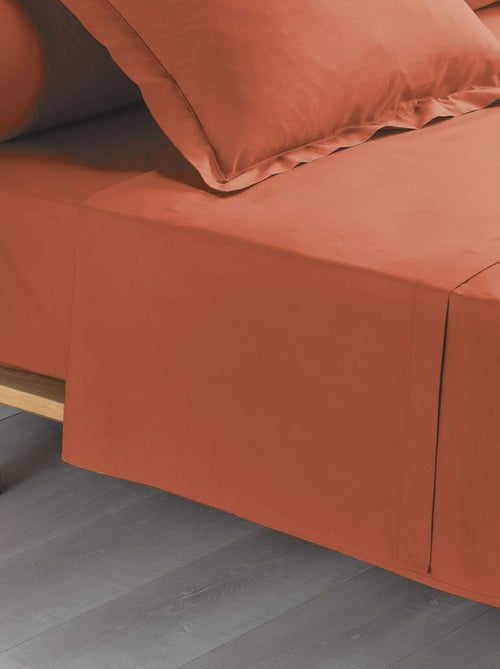 Sábana plana de Algodón Percal LIA PROMO LINGE - Kiabi