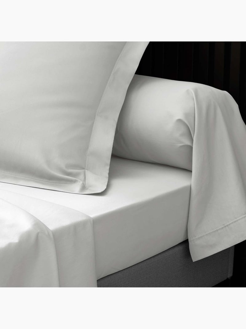 Sábana plana de Algodón Percal PERCALINE Douceur d'Intérieur Blanco - Kiabi