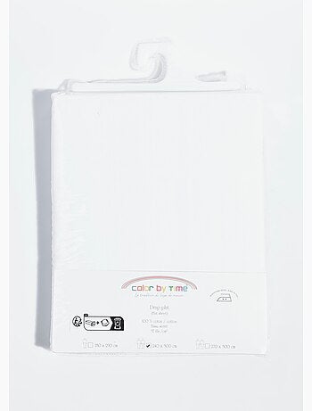 Sábana plana de puro algodón, fácil de planchar. - AFIBEL