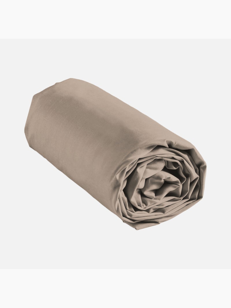 Sábanas con funda de Algodón LINA Douceur d'Intérieur Beige - Kiabi
