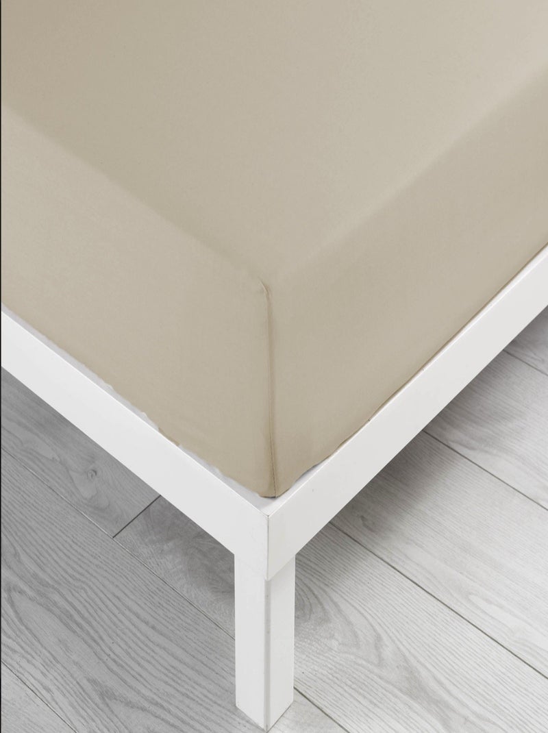 Sábanas con funda de Algodón LINA Douceur d'Intérieur Beige - Kiabi