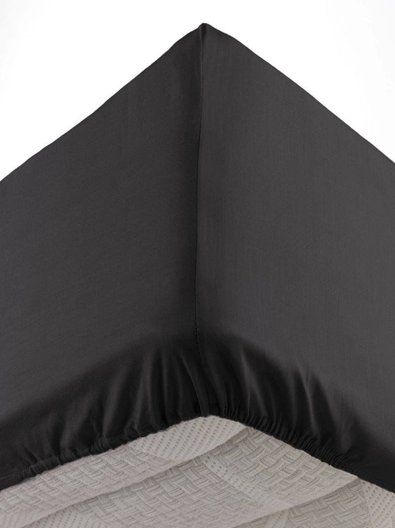 Sábanas con funda de Algodón LINA Douceur d'Intérieur Negro - Kiabi