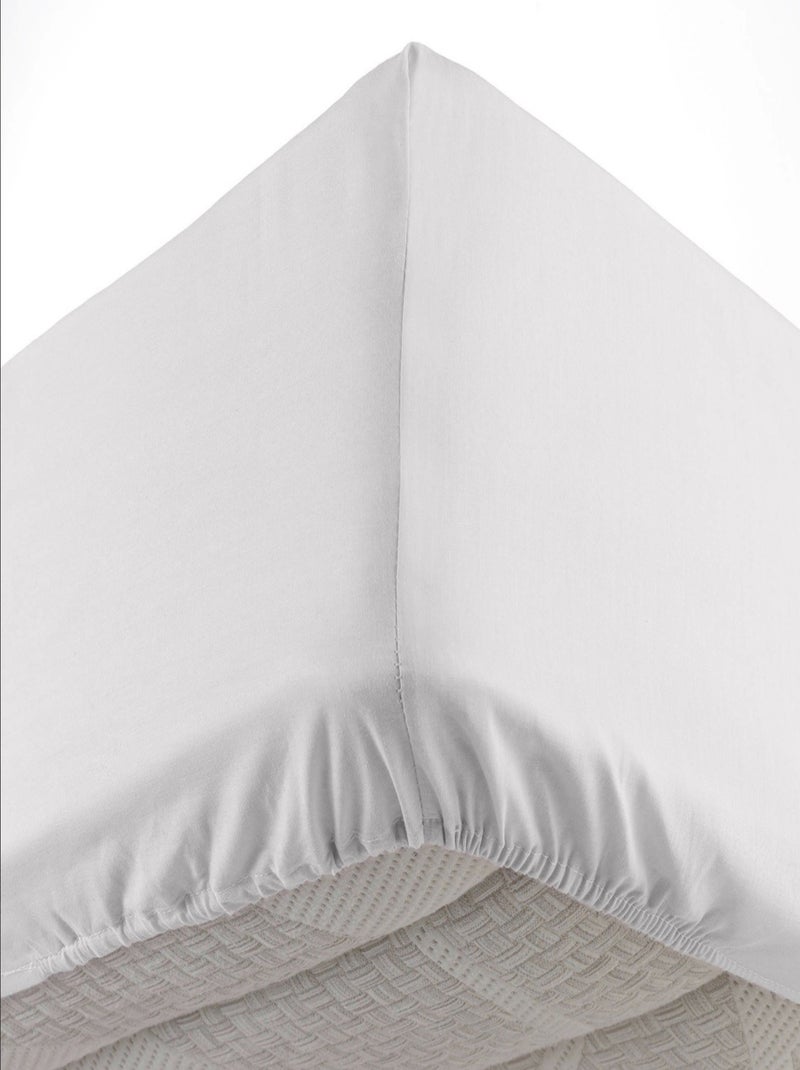 Sábanas con funda de Algodón NOA PROMO LINGE Blanco - Kiabi