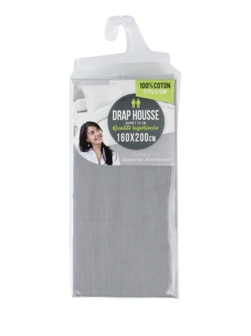 Sábanas con funda de Algodón NOA PROMO LINGE - Kiabi Sábanas con funda de Algodón NOA PROMO LINGE - Kiabi