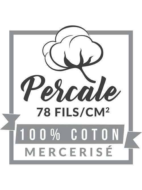 Sábanas con funda de Algodón Percal LIA PROMO LINGE - Kiabi
