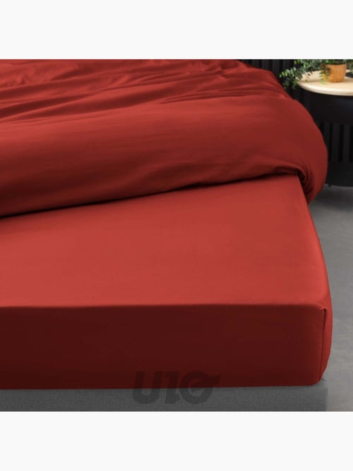 Sábanas con funda de Algodón Percal percale Douceur d'Intérieur - Kiabi Sábanas con funda de Algodón Percal percale Douceur d'Intérieur - Kiabi