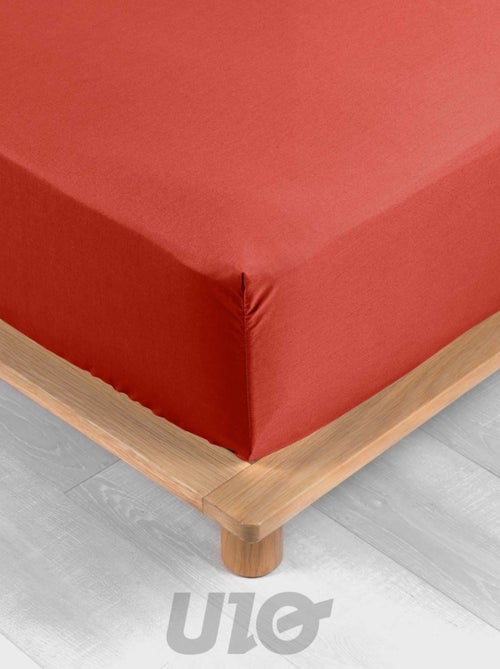 Sábanas con funda de Algodón Percal percale Douceur d'Intérieur - Kiabi Sábanas con funda de Algodón Percal percale Douceur d'Intérieur - Kiabi