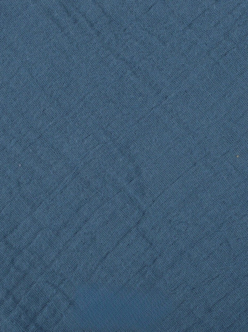 Sábanas con funda de Gasa de Algodón Alia PROMO LINGE Azul - Kiabi