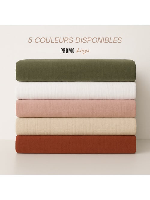 Sábanas con funda de Gasa de Algodón Alia PROMO LINGE - Kiabi