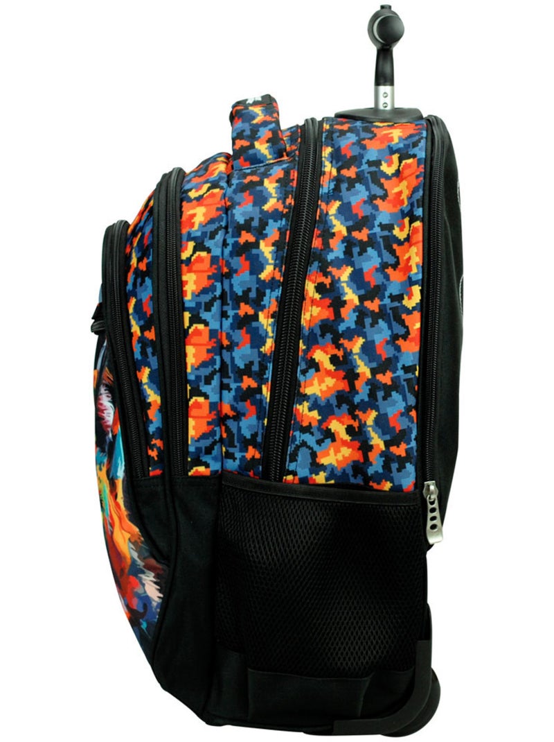 Sac à dos à ruedas no fear loup colors 48 cm - trolley scolaire Multicolor - Kiabi