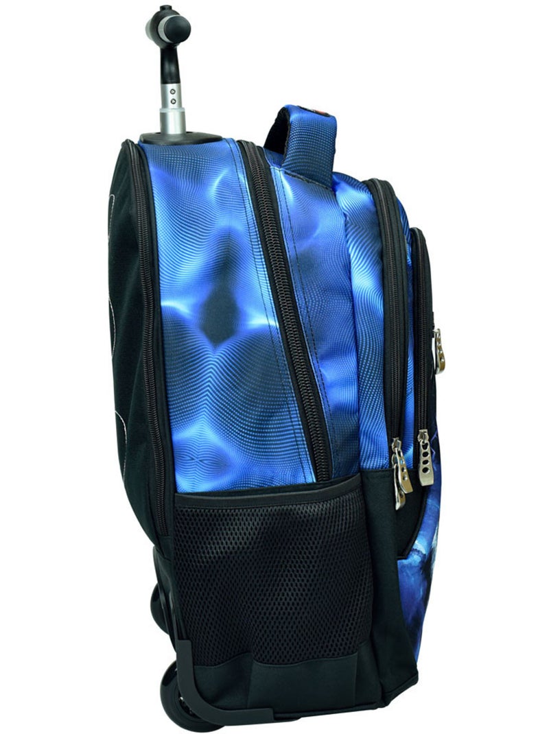 Sac à dos à ruedas no fear loup flash 48 cm - trolley escolar Azul Negro - Kiabi