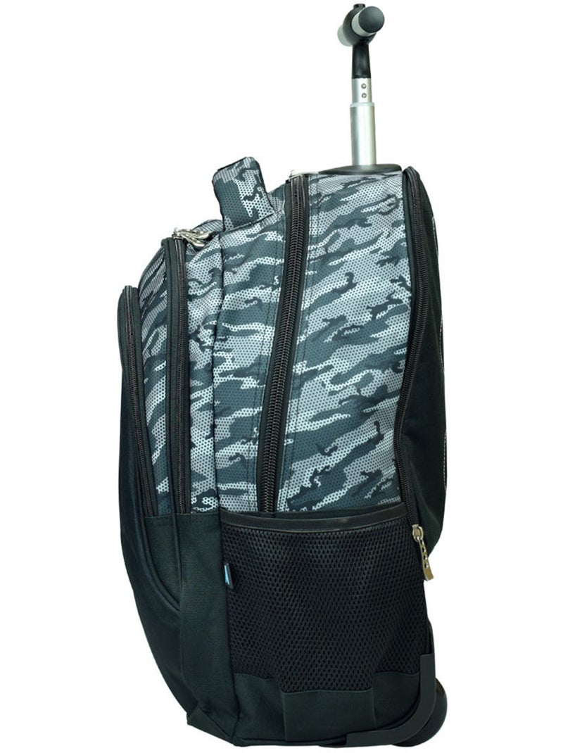 Sac à dos con ruedas no fear tigre blanco 48 cm - trolley escolar 2 compartimentoos Negro Blanco Gris - Kiabi