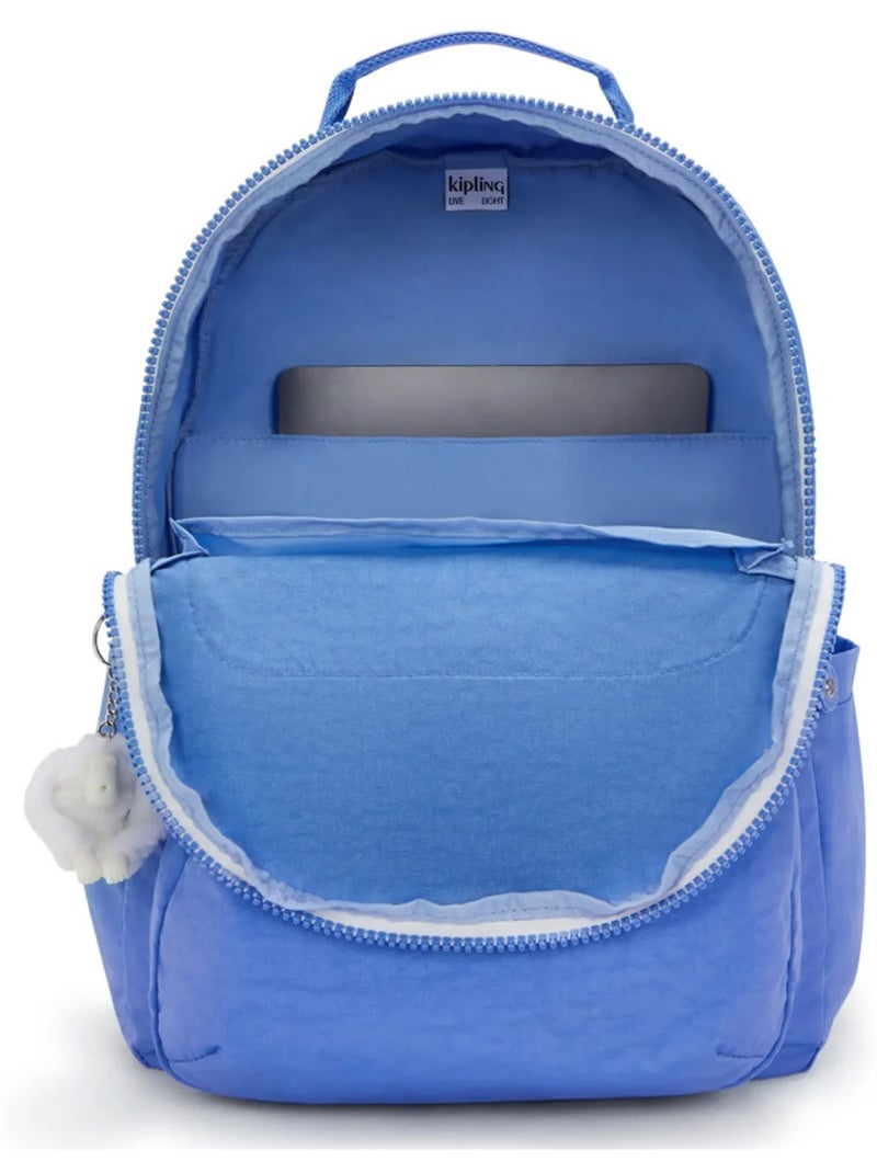 Sac à dos kipling seoul cocktail blue 44 cm - compartiment para ordinateur Azul Blanco - Kiabi