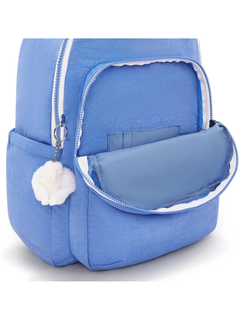 Sac à dos kipling seoul cocktail blue 44 cm - compartiment para ordinateur Azul Blanco - Kiabi