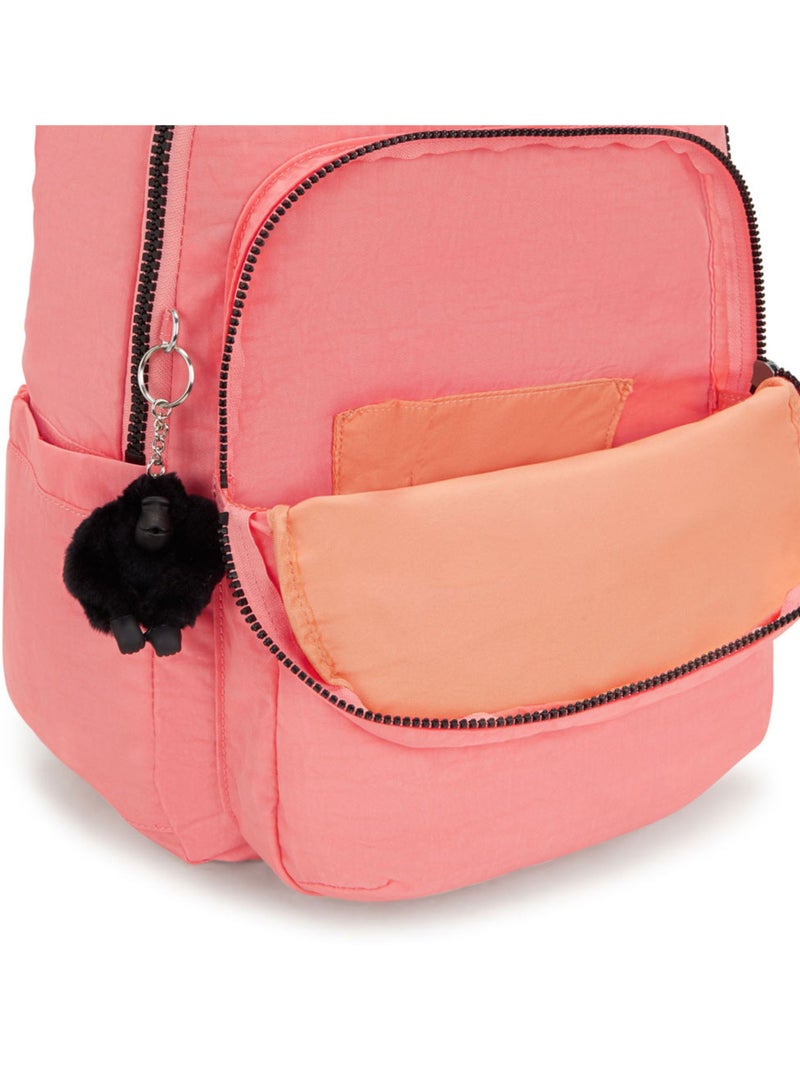 Sac à dos scolaire seoul peach peace 44 cm - emplacement para ordinateur Melocotón - Kiabi