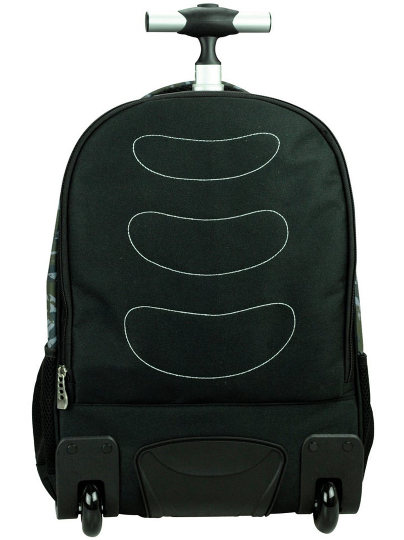 Sac à dos trolley no fear panthère negro 48 cm - 2 compartimentoos Negro Verde - Kiabi