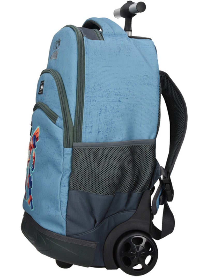 Sac à ruedas strey robots 47 cm Azul gris - Kiabi