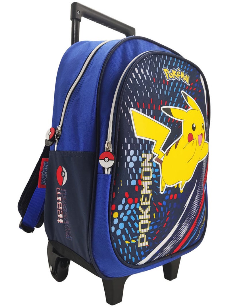 Sac à ruedas team pikachu pokémon 42 cm Azul Amarillo Blanco - Kiabi