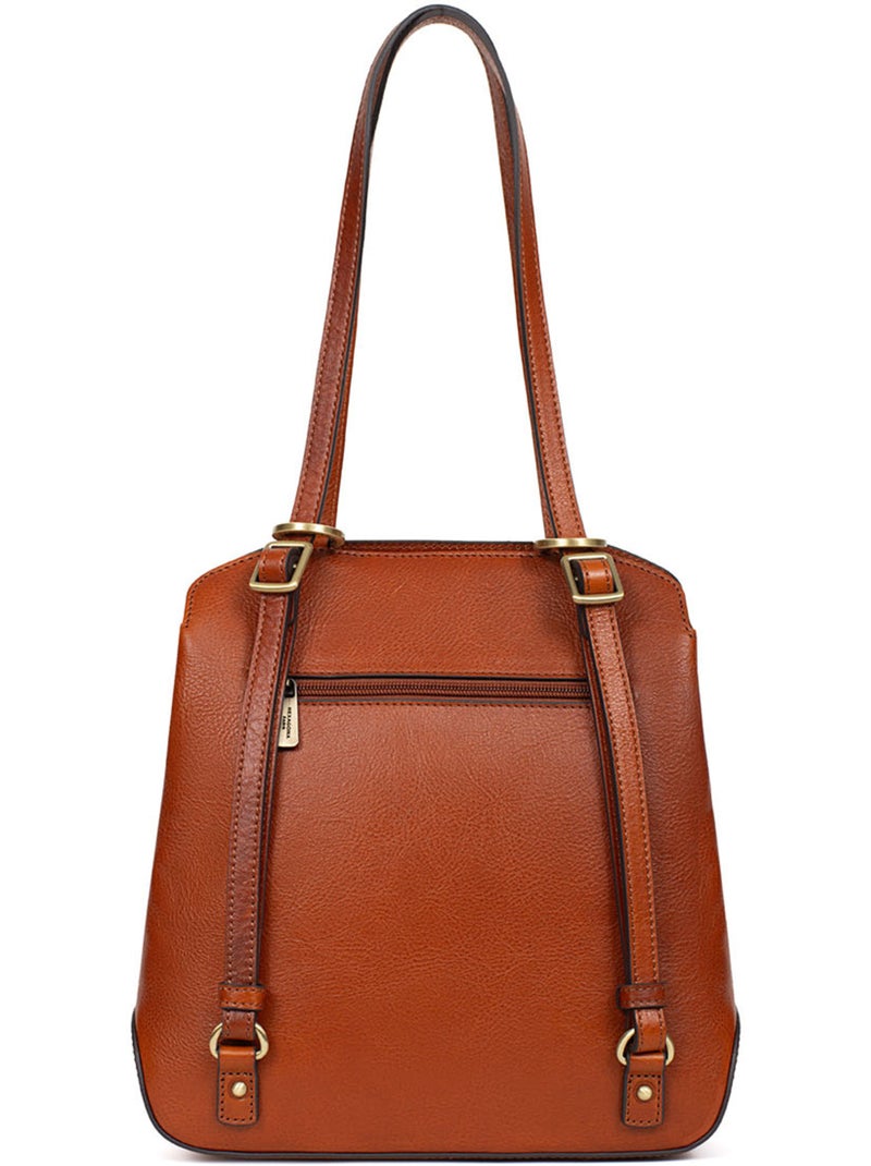 Sac transformable - Cuero ONDINE Cognac - Kiabi