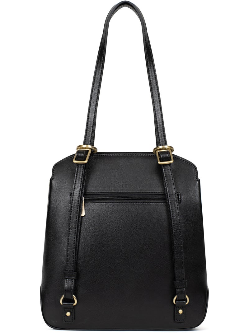 Sac transformable - cuero ondine hexagona Negro - Kiabi