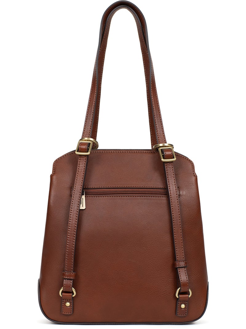 Sac transformable - Cuero ONDINE Marrón - Kiabi