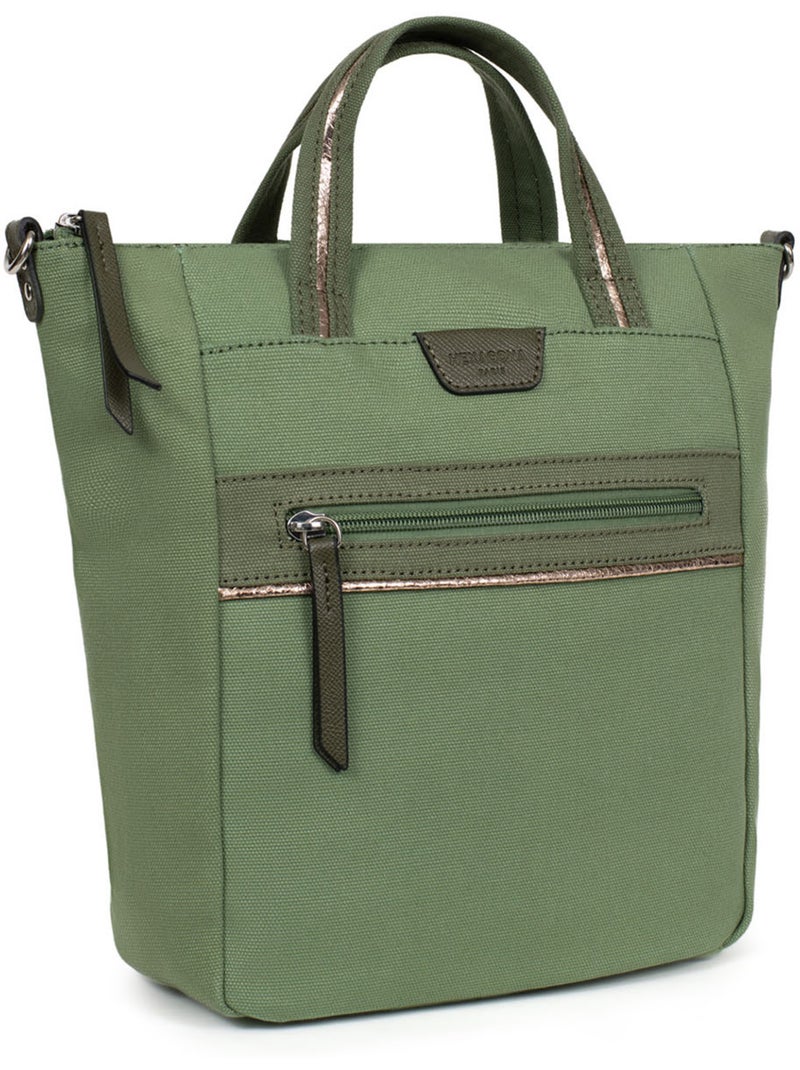 Sac transformable - tableta kaya hexagona Caqui - Kiabi