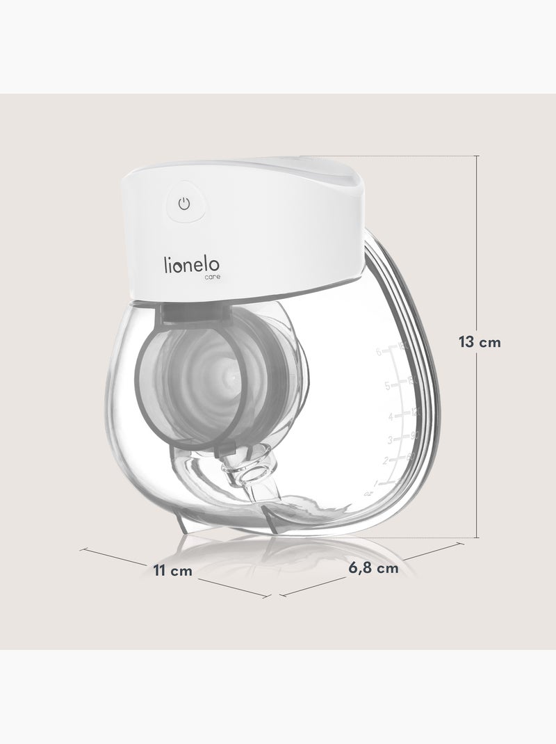 Sacaleches manos libres LIONELO Fidi Free Lumi - Lámpara - 80ml - 6 Tallas - 3h inalámbrico Blanco - Kiabi