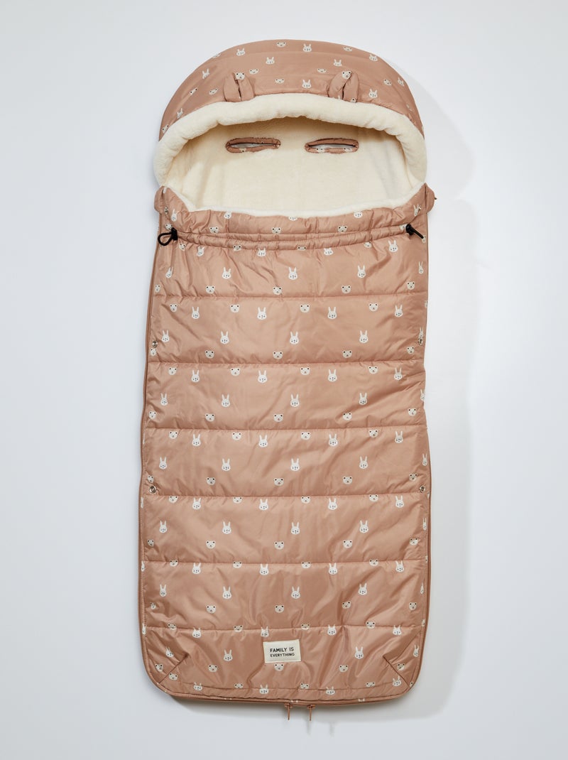 Saco ajustable y desmontable MARRON - Kiabi