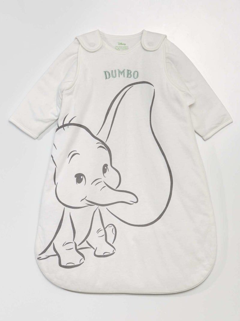 Saco de dormir acolchado con mangas desmontables TOG 2,5 BLANCO - Kiabi