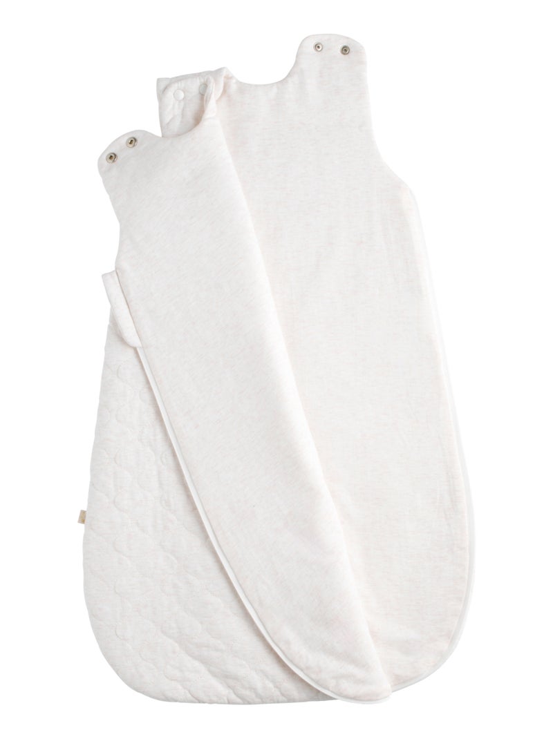 Saco de dormir acolchado para bebé de algodón - SAUTHON Beige - Kiabi