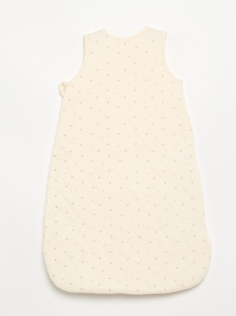 Saco de dormir acolchado sin mangas Blanco - Kiabi