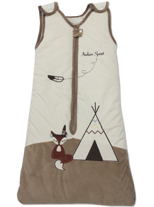 Saco de dormir ajustable "INDIAN" Les Chatounets - Kiabi Saco de dormir ajustable "INDIAN" Les Chatounets - Kiabi