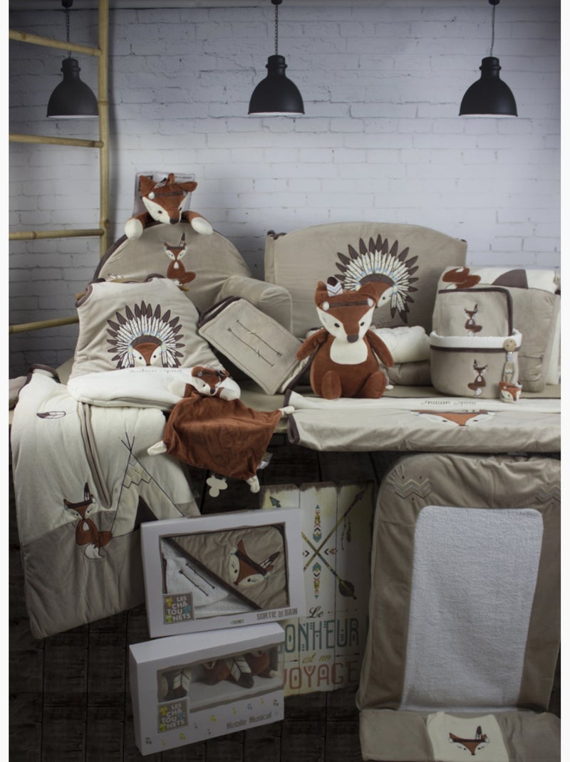 Saco de dormir ajustable "INDIAN" Les Chatounets Crudo - Kiabi