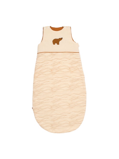Saco de dormir bebé parche oso de invierno en doble gasa de - SAUTHON - Kiabi