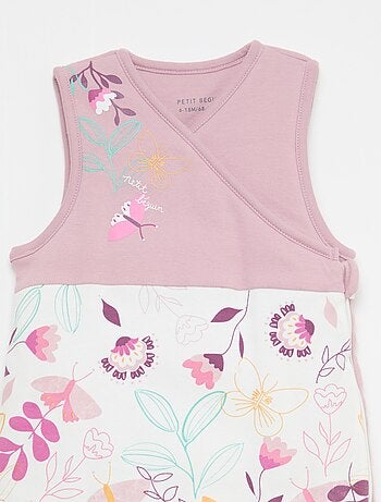 Saco de dormir cálido con estampado