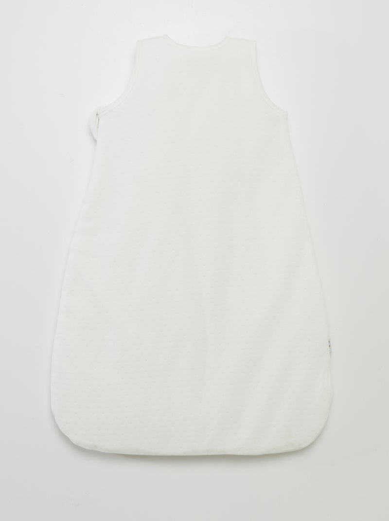Saco de dormir cálido con estampado TOG 2,5 BLANCO - Kiabi