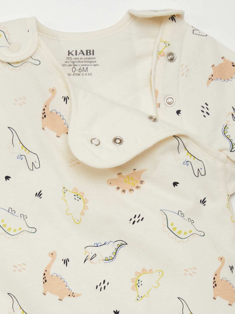 Saco de dormir cálido con mangas extraíbles - TOG 2 BLANCO - Kiabi