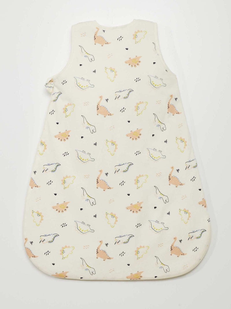 Saco de dormir cálido con mangas extraíbles - TOG 2 BLANCO - Kiabi
