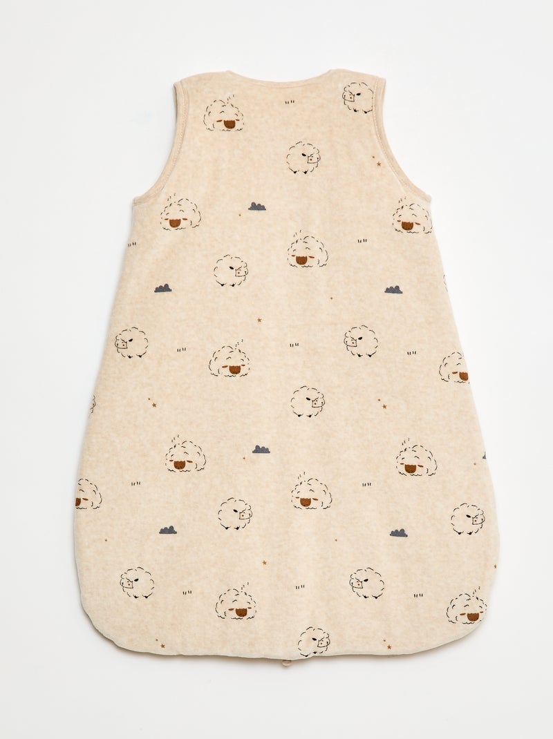 Saco de dormir cálido con mangas extraíbles - TOG 2.5 Beige - Kiabi