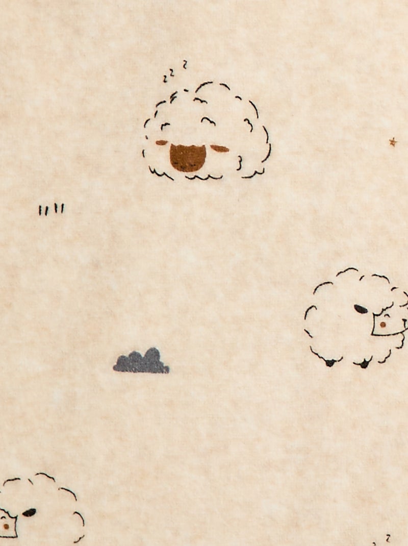 Saco de dormir cálido con mangas extraíbles - TOG 2.5 Beige - Kiabi