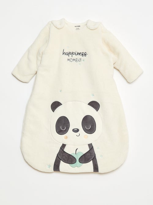 Saco de dormir cálido con mangas extraíbles con botones de presión TOG 3 - Kiabi