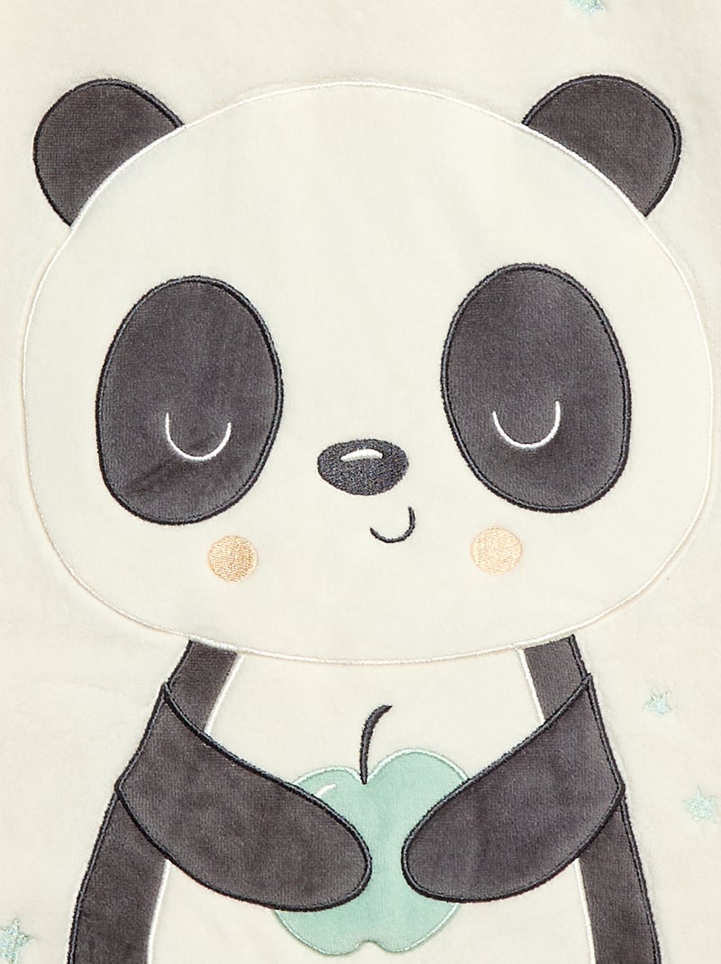 Saco de dormir cálido con mangas extraíbles con botones de presión TOG 3 Blanco - Kiabi