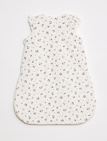 Saco de dormir cálido con mangas extraíbles y estampado de flores TOG 2,5