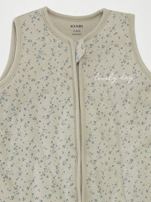 Saco de dormir cálido estampado de flores - TOG 2 - Kiabi
