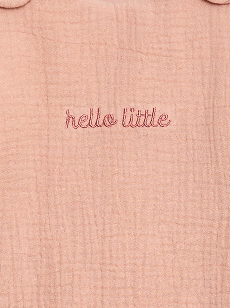 Saco de dormir cálido TOG 2 con mangas extraíbles Rosa - Kiabi