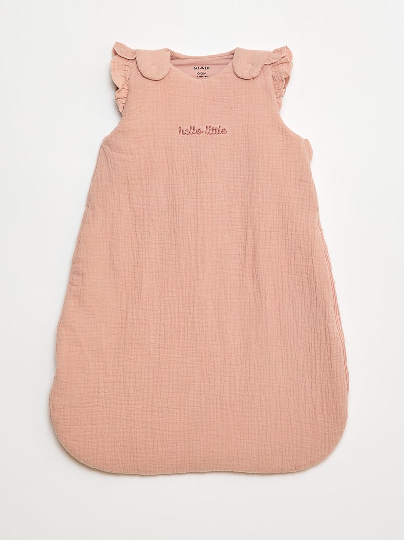 Saco de dormir cálido TOG 2 con mangas extraíbles Rosa - Kiabi