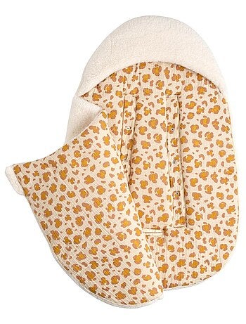 Saco de dormir con 5 cierres en sherpa e interior en gasa de - SAUTHON