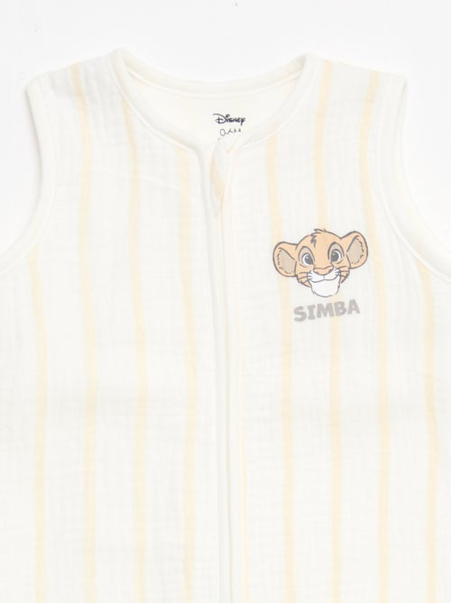 Saco de dormir con cremallera sin mangas 'Disney' 'Simba' en terciopelo - Kiabi Saco de dormir con cremallera sin mangas 'Disney' 'Simba' en terciopelo - Kiabi