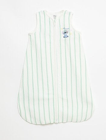 Saco de dormir con cremallera sin mangas 'Disney' 'Stitch' de terciopelo